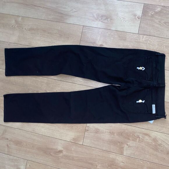 JFOUR NWT Black Straight Legged Jeans, Size 31", MSRP $130 - Picture 12 of 16